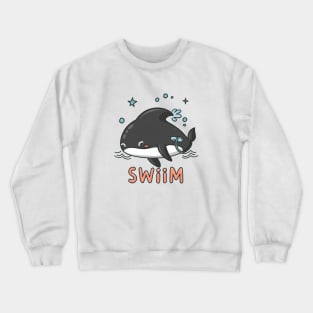 Swim orca Crewneck Sweatshirt